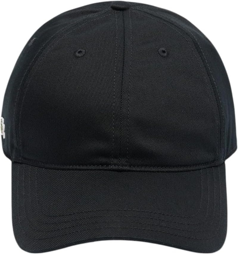 image:imageLacoste UnisexAdult Organic Side Logo Cotton Twill CapBlack