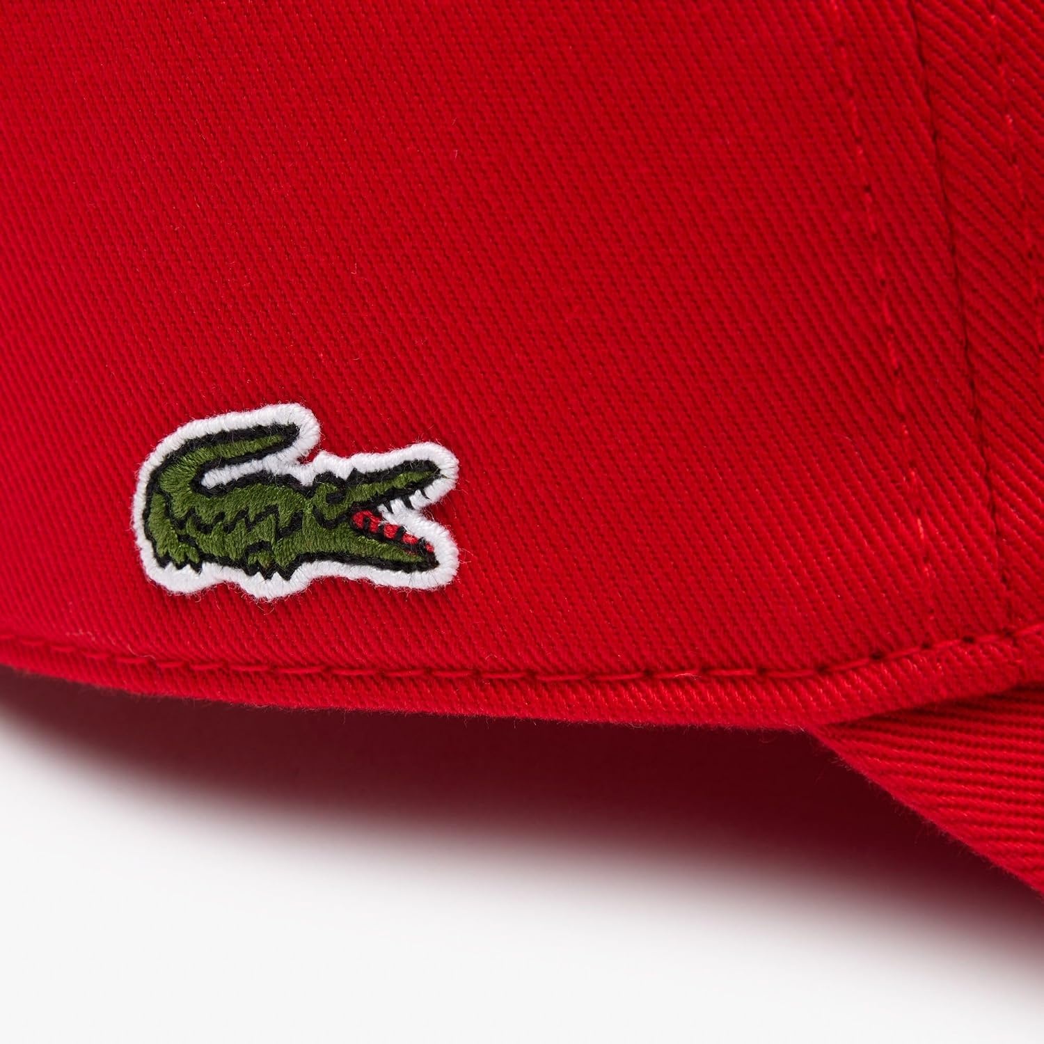 image:imageLacoste UnisexAdult Organic Side Logo Cotton Twill CapBuoy