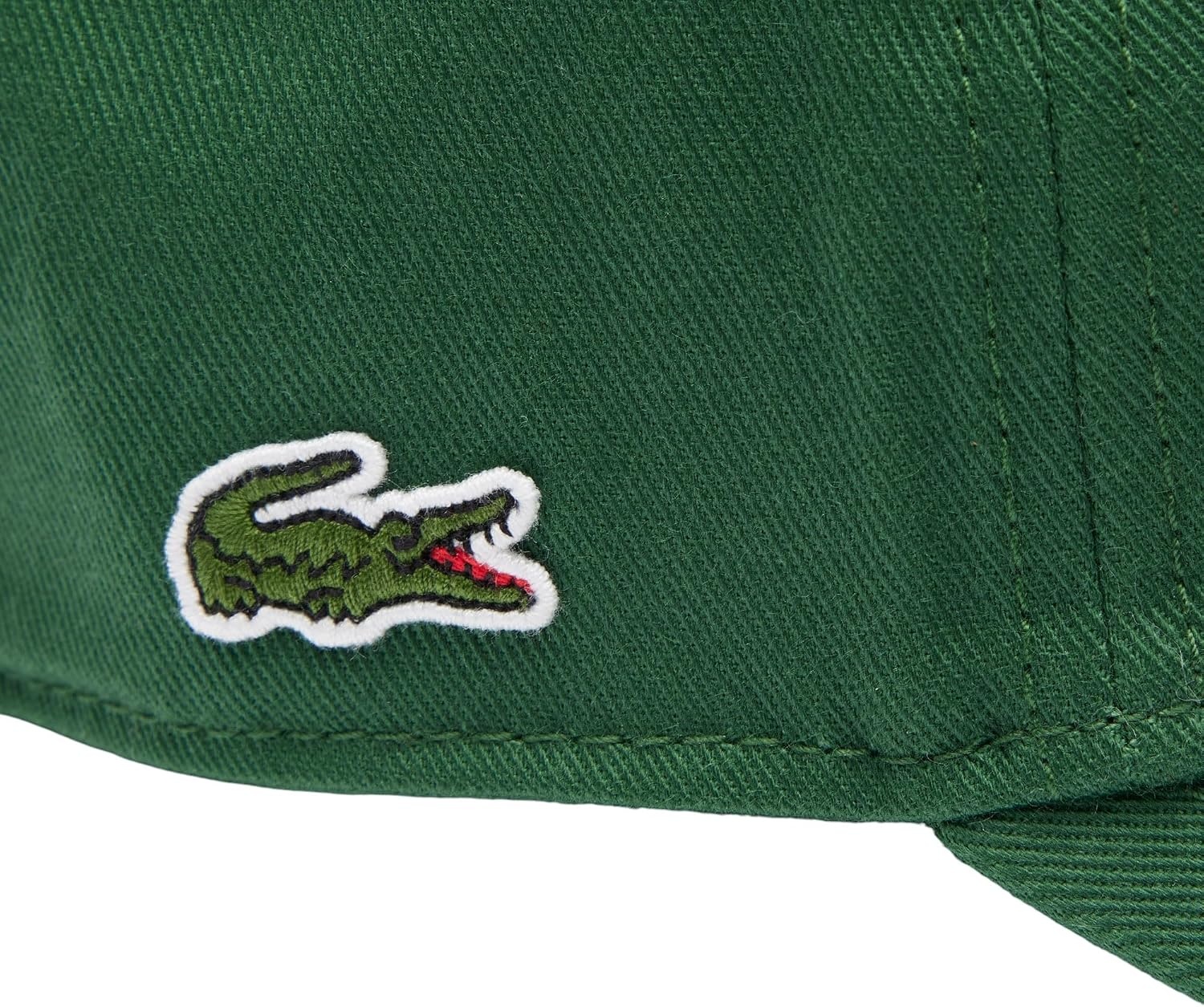 image:imageLacoste UnisexAdult Organic Side Logo Cotton Twill CapGreen