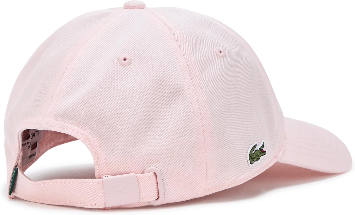 image:imageLacoste UnisexAdult Organic Side Logo Cotton Twill CapLight Pink