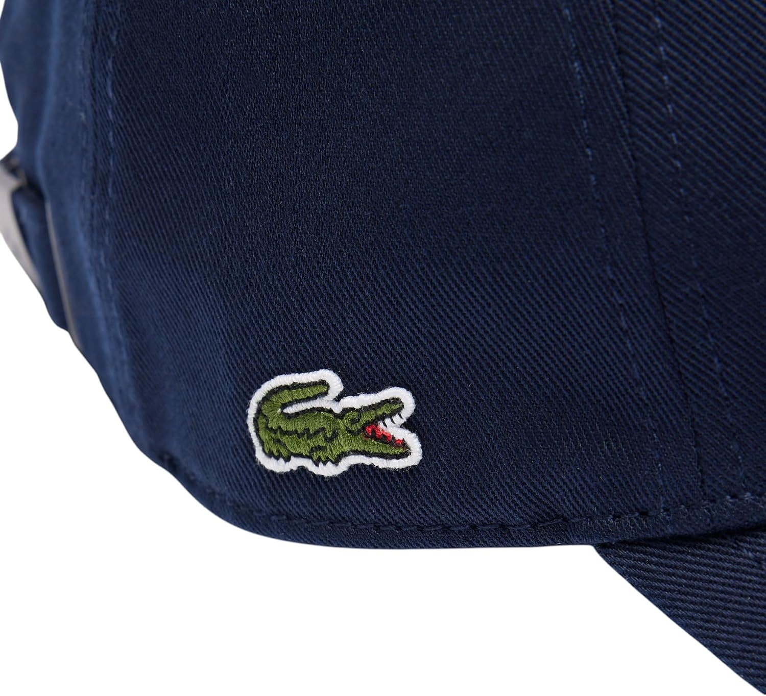 image:imageLacoste UnisexAdult Organic Side Logo Cotton Twill CapNavy Blue