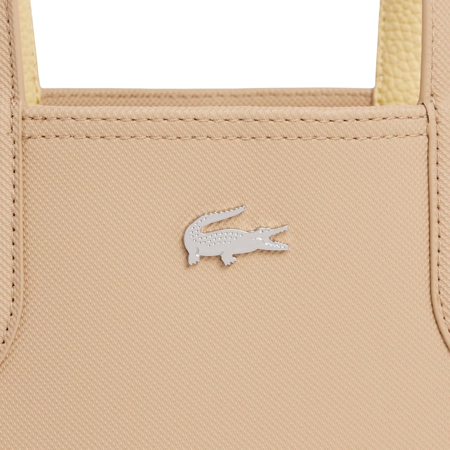image:imageLacoste Womens Anna Vertical Reversible Tote Viennois Soja One Size