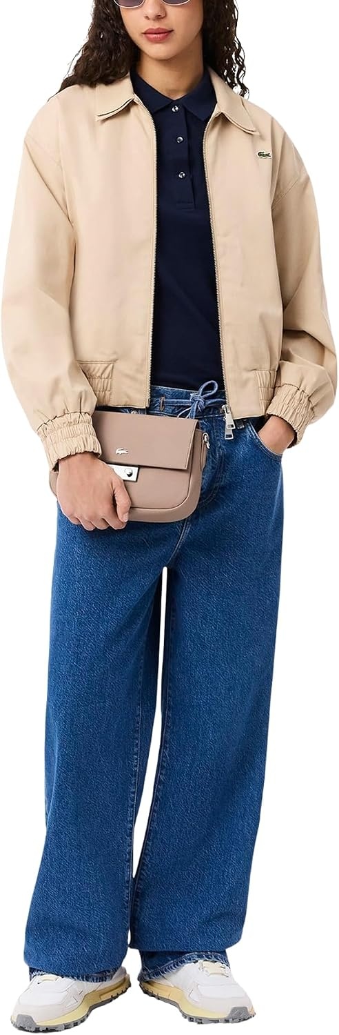 image:imageLacoste Womens Daily City Flap Close Crossbody BagTaupe