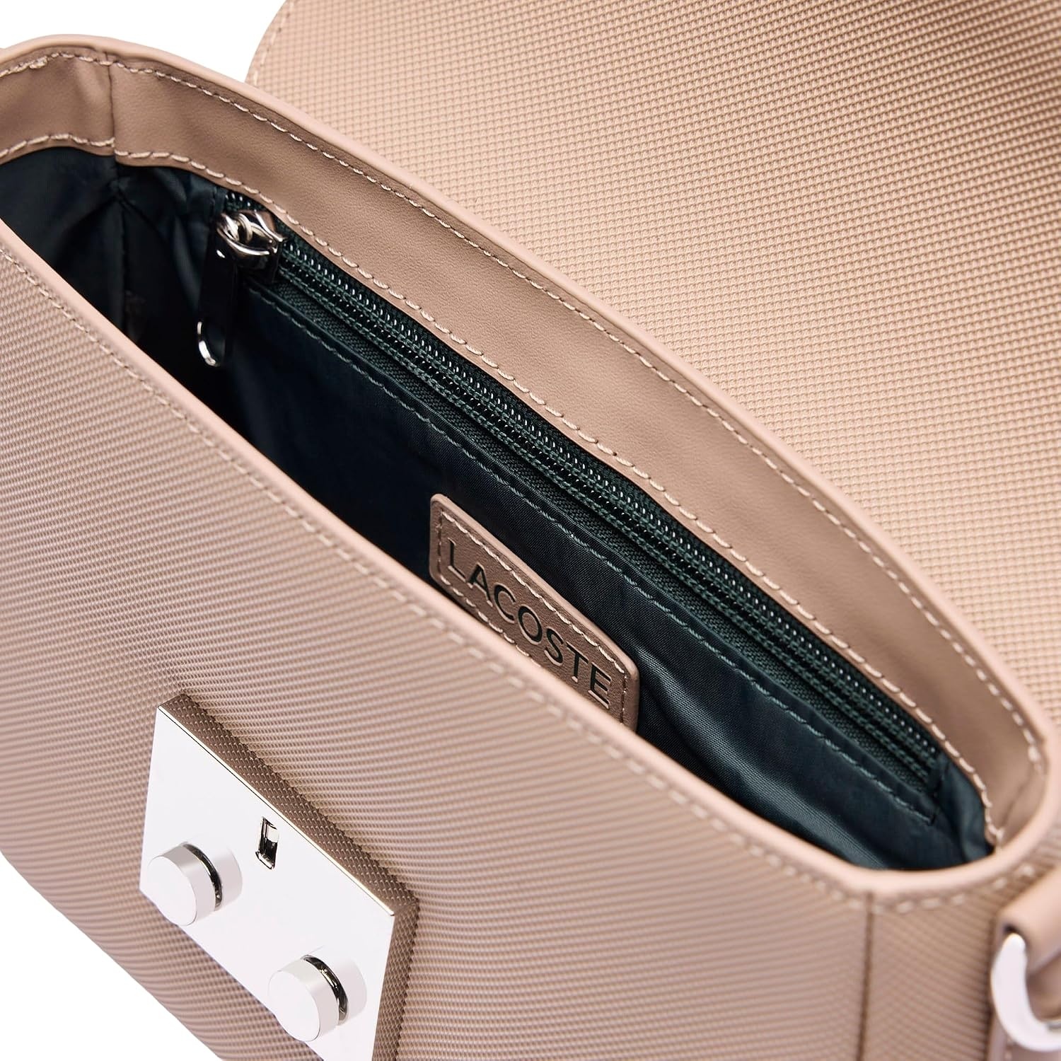 image:imageLacoste Womens Daily City Flap Close Crossbody BagTaupe