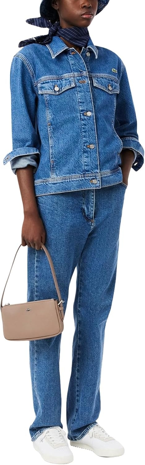 image:imageLacoste Womens Daily City Shoulder Bag Taupe One Size