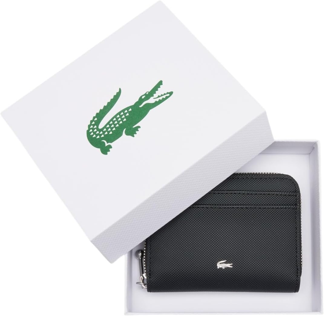 image:imageLacoste Womens Daily City Small Zipped Billfold Black One Size