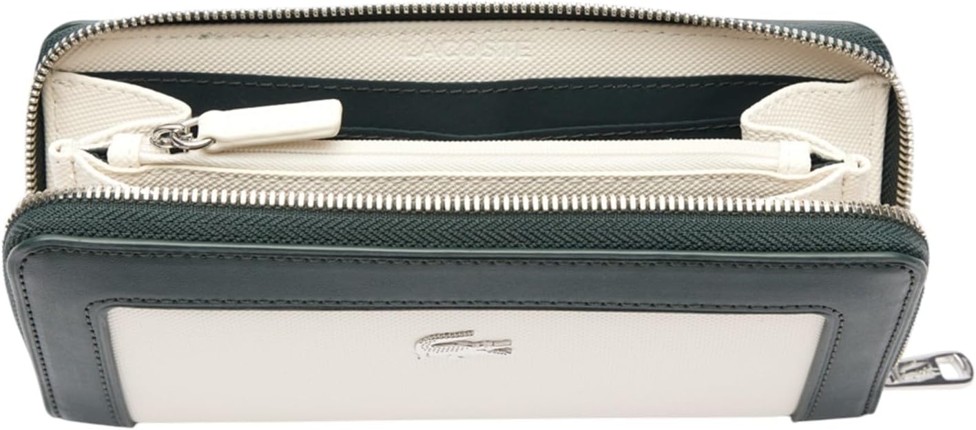 image:imageLacoste Womens Neo Heritage Large Zip WalletNavy BlueBlack