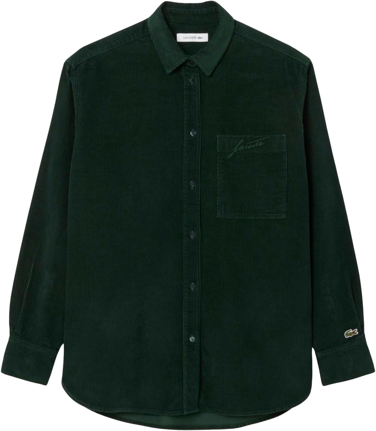 image:imageLacoste Womens Oversize Velour Woven ShirtSinople