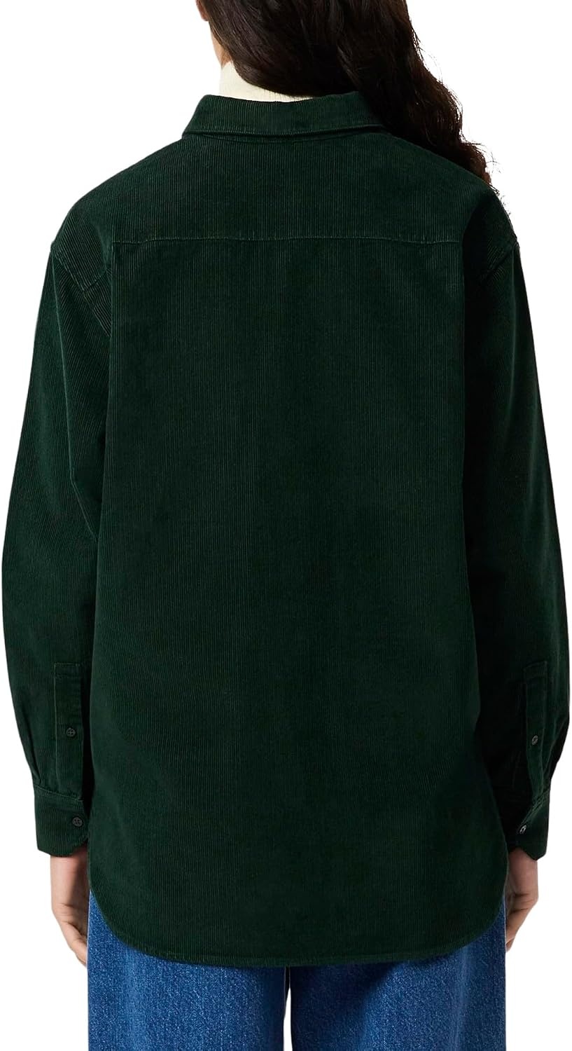 image:imageLacoste Womens Oversize Velour Woven ShirtSinople