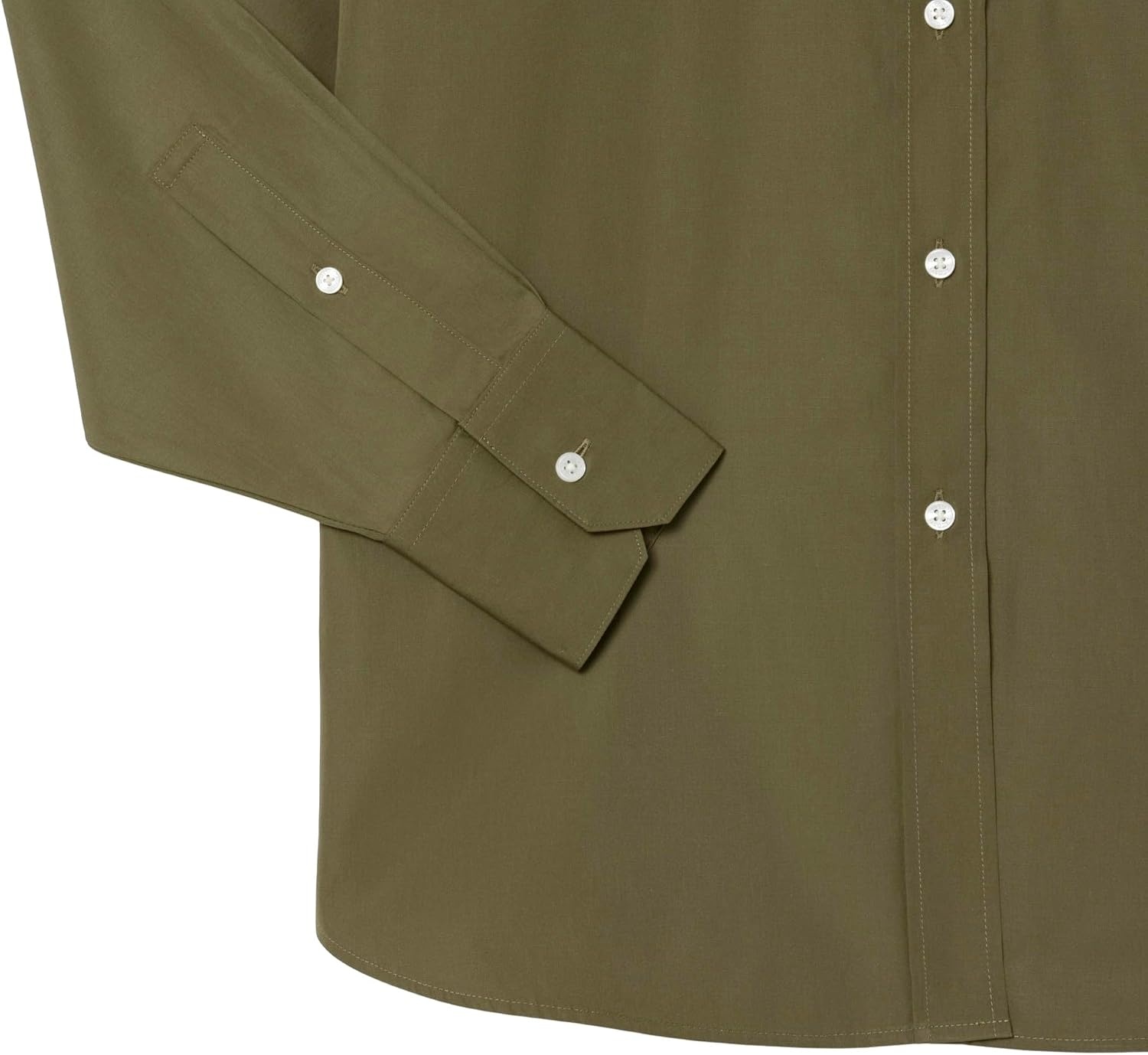 image:imageLacoste Womens Oversized Cotton Poplin ShirtOlive