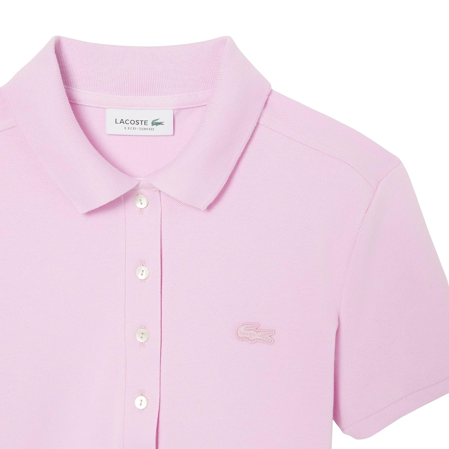 image:imageLacoste Womens Short Sleeve Slim Fit Stretch Pique Polo ShirtAlbizia