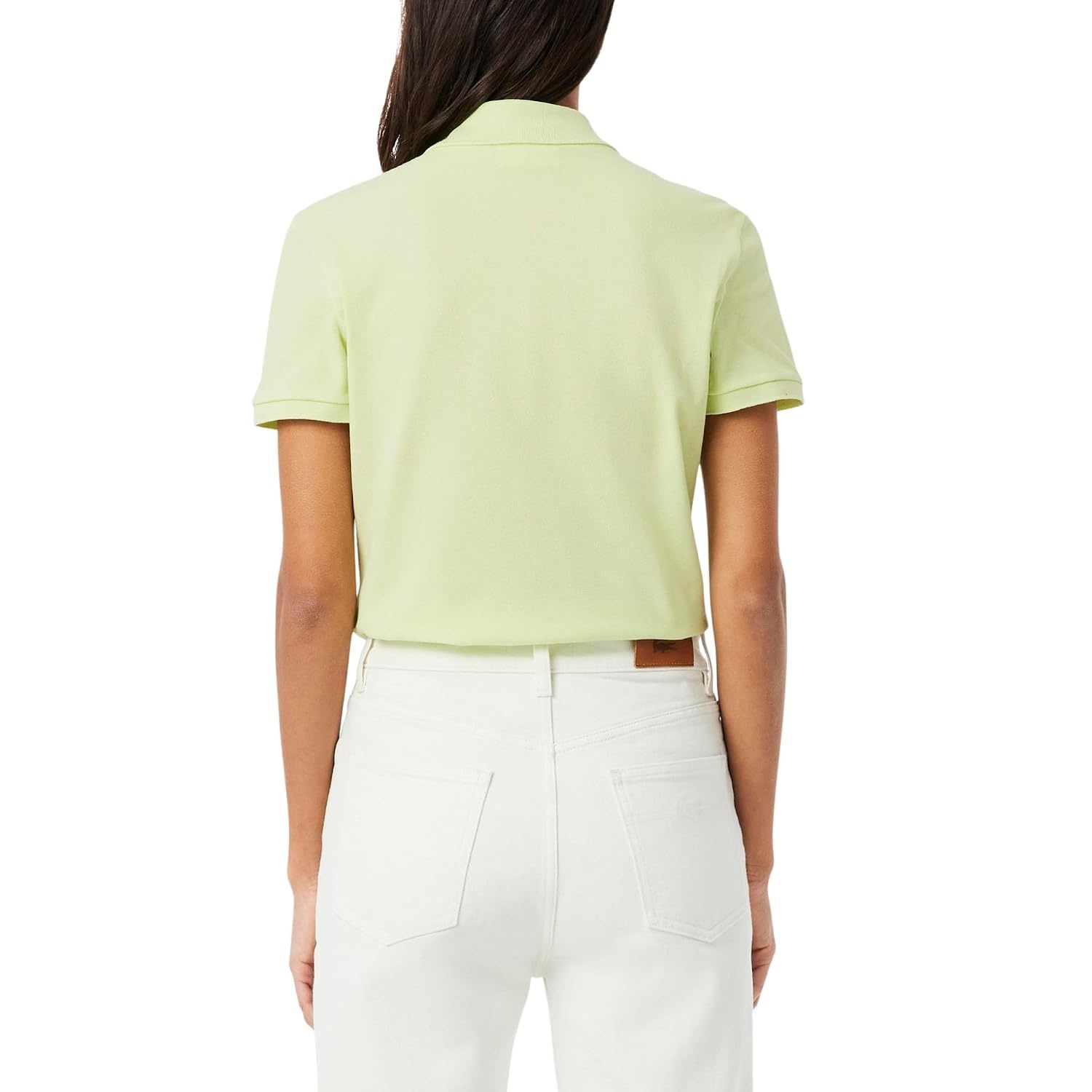 image:imageLacoste Womens Short Sleeve Slim Fit Stretch Pique Polo ShirtSencha