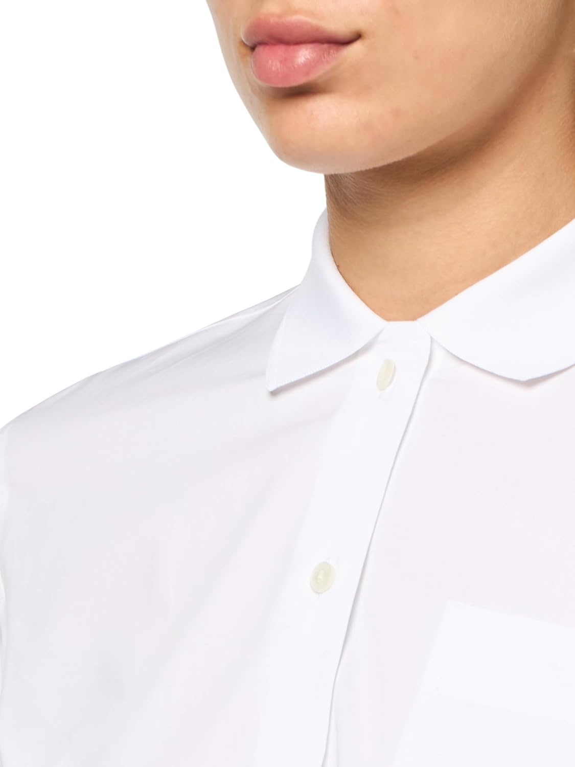 image:imageLacoste Womens Slim Fit Stretch Poplin ShirtWhite