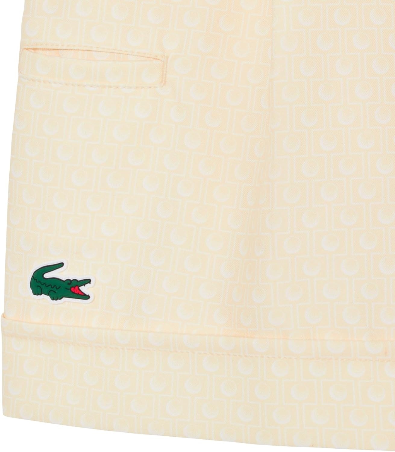 image:imageLacoste Womens Ultra Dry Golf Stretch Bermuda ShortsPowderWhite