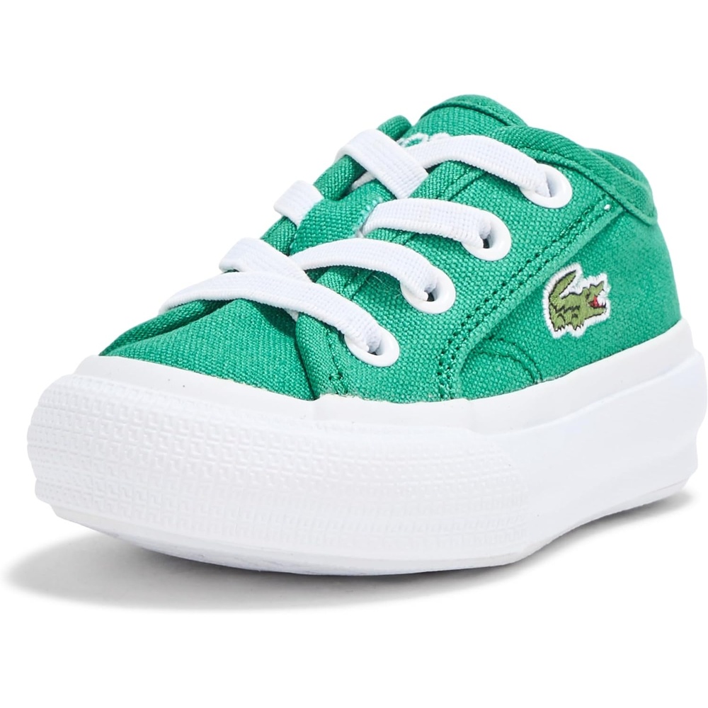 image:imageLacoste Baby Boys Infants Backcourt TrainersGreenWhite