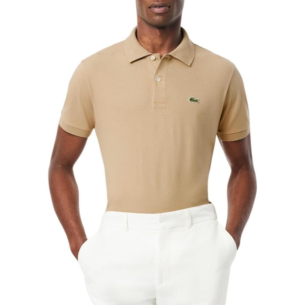 image:imageLacoste Classic Fit L1212 Light Pique PoloLight Brown