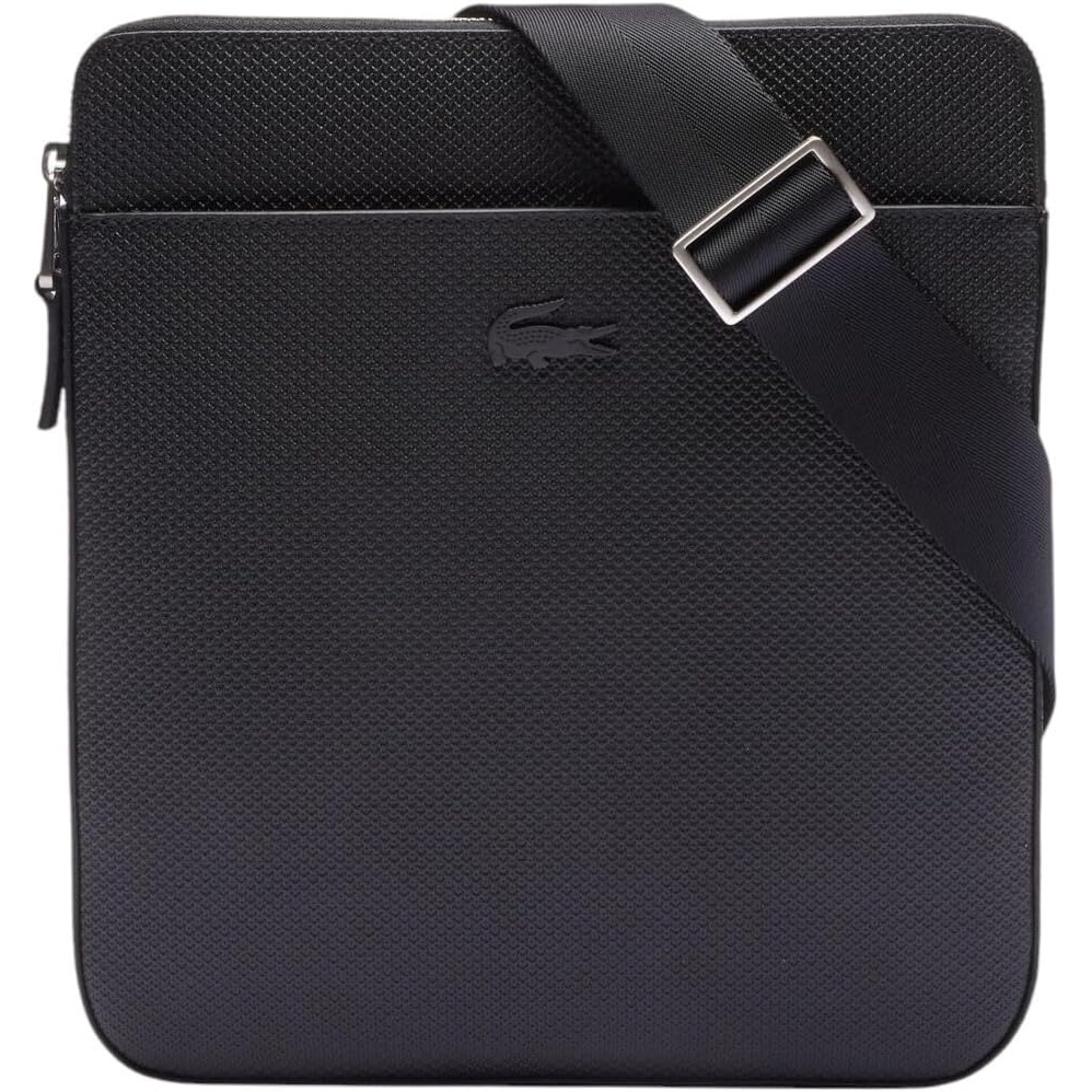 image:imageLacoste Mens Chantaco Leather Shoulder BagBlack
