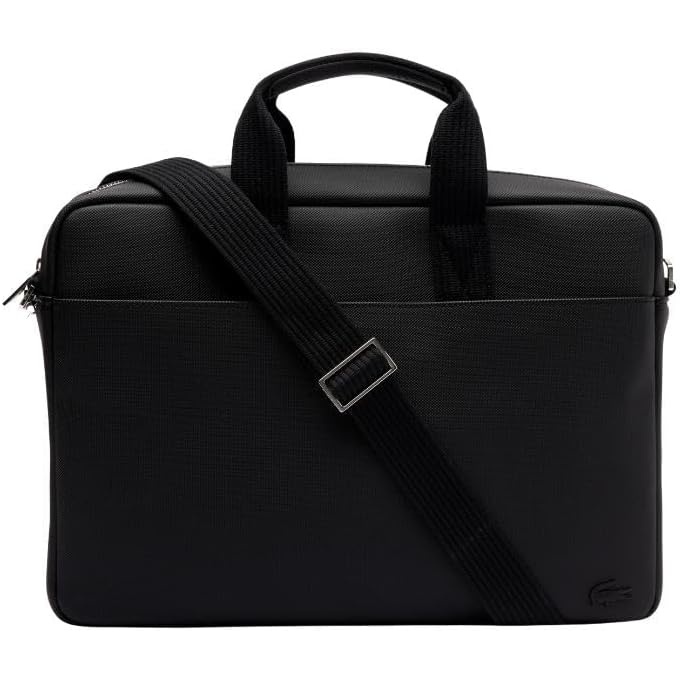 image:imageLacoste Mens Classic Computer BagBlack Petit Pique