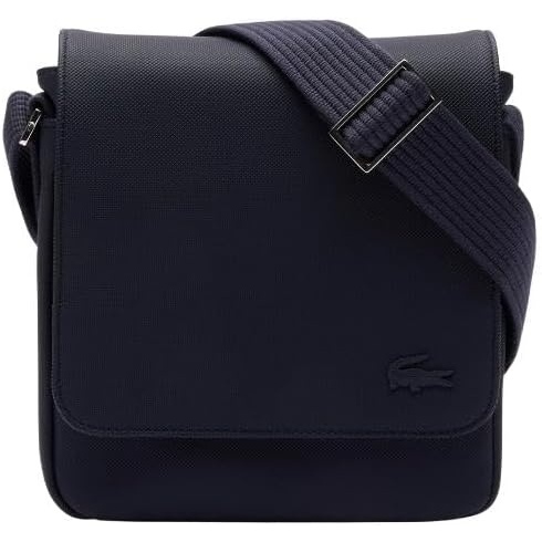 image:imageLacoste Mens Classic Flap Close Shoulder BagMidnight Blue