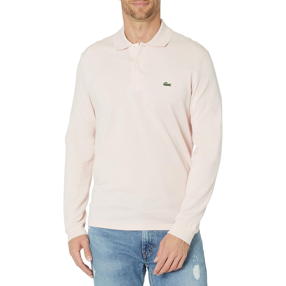 image:imageLacoste Mens Classic Long Sleeve Pique Polo ShirtNidus