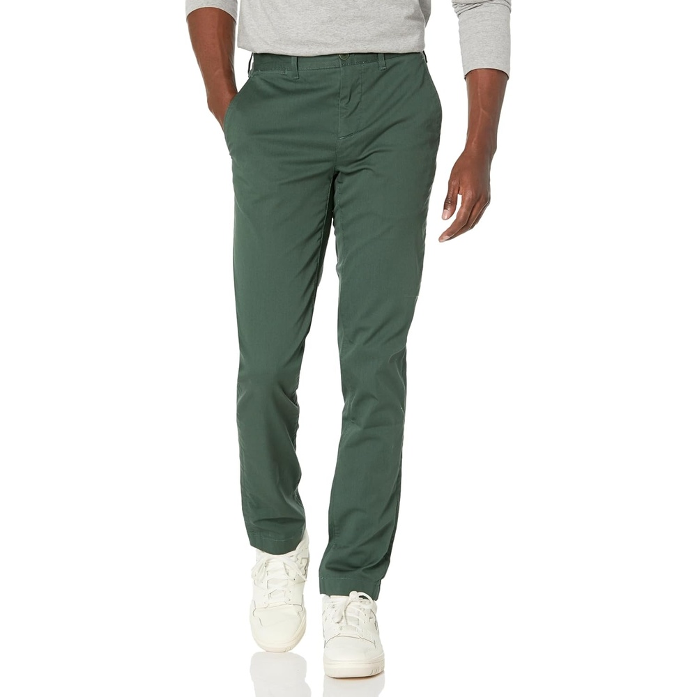 image:imageLacoste Mens Core Collection Slim Fit Chino PantSequoia