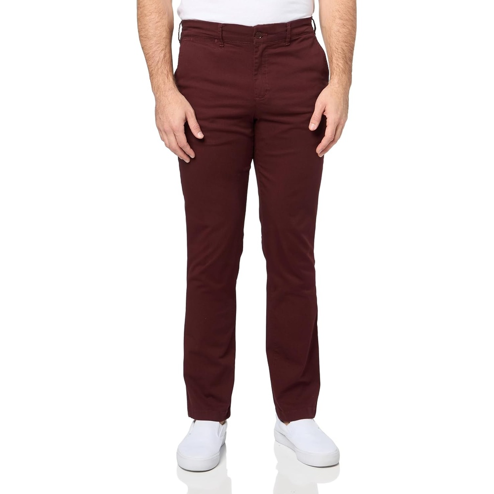 image:imageLacoste Mens Core Collection Slim Fit Stretch Cotton Chino Pant Expresso 42