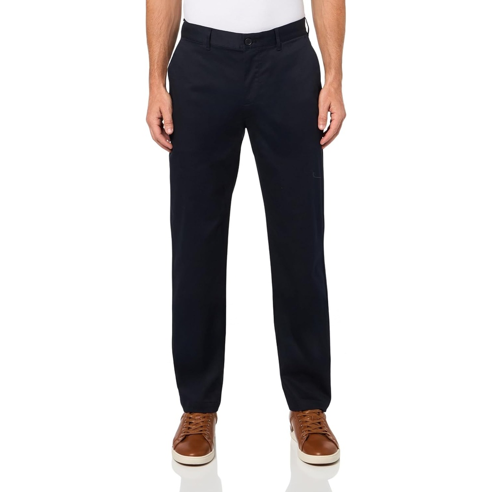 image:imageLacoste Mens Core Collection Slim Fit Stretch Cotton Chino PantDark Navy Blue