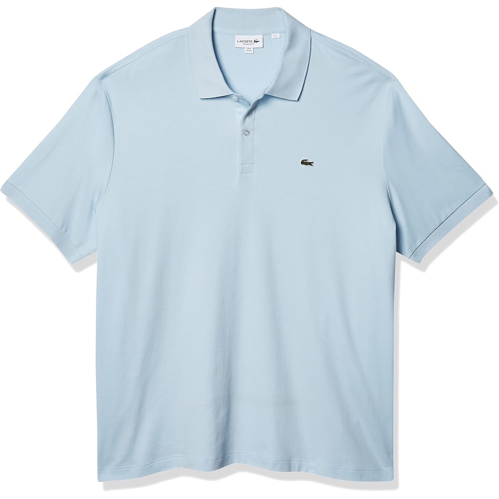 image:imageLacoste Mens Core Short Sleeve Regular Fit Green Croc PoloRill Blue