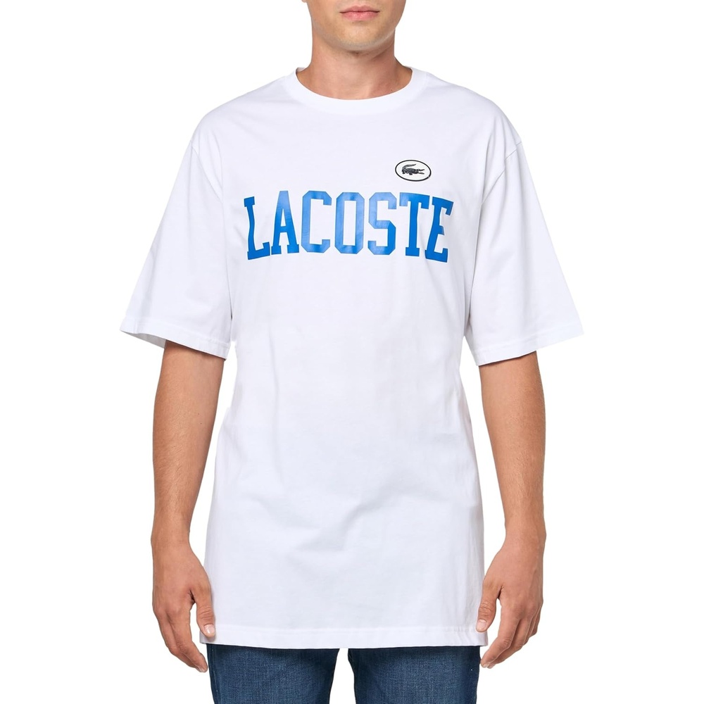 image:imageLacoste Mens Cotton Jersey TShirt Plus Size BigWhite