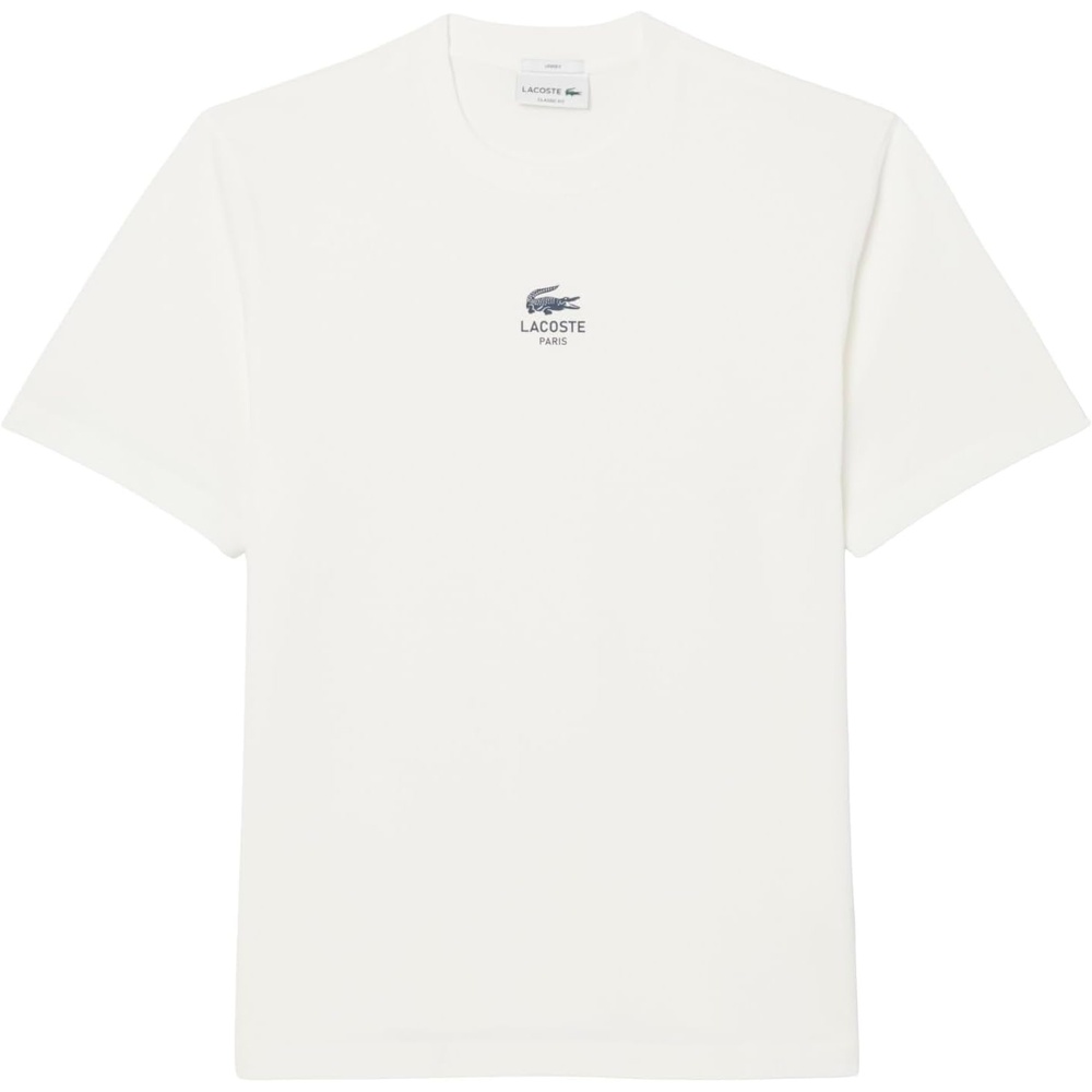 image:imageLacoste Mens Cotton Logo TeeFlour Rubber Print