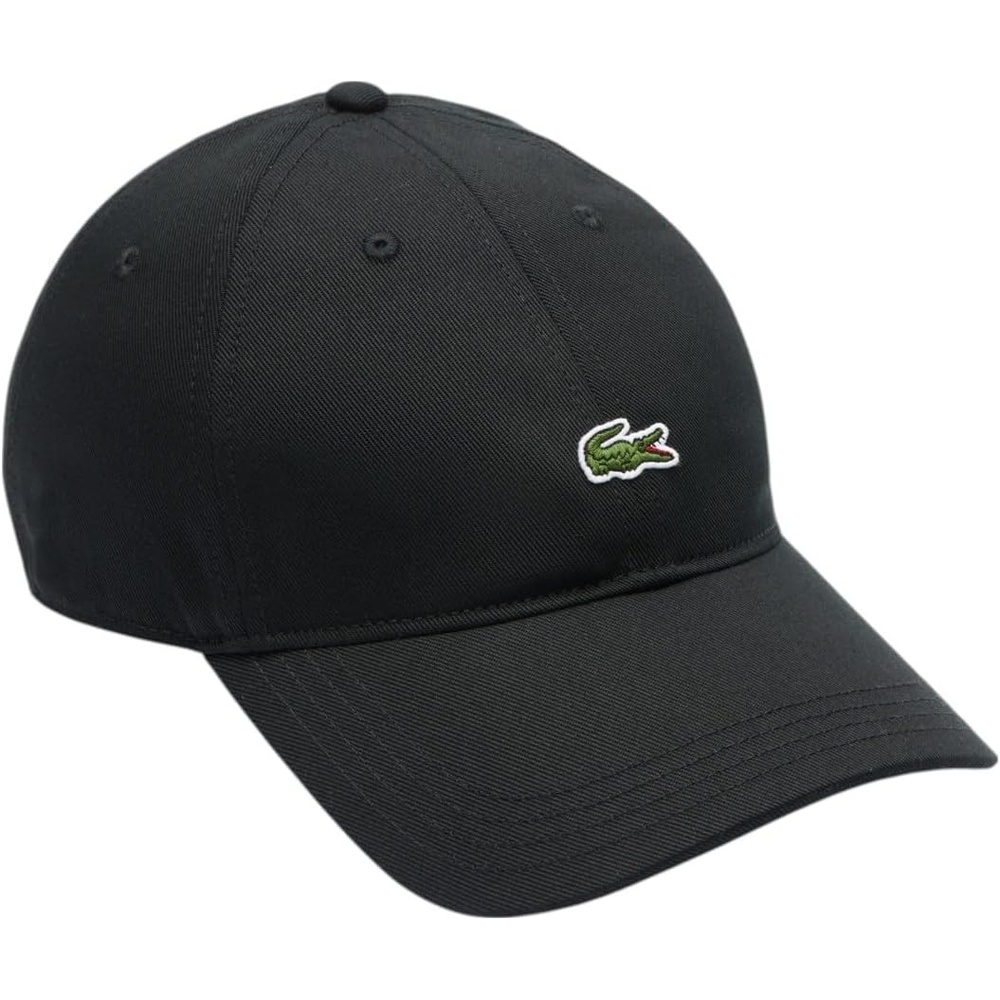 image:imageLacoste Mens Cotton Twill Side Logo CapBlack