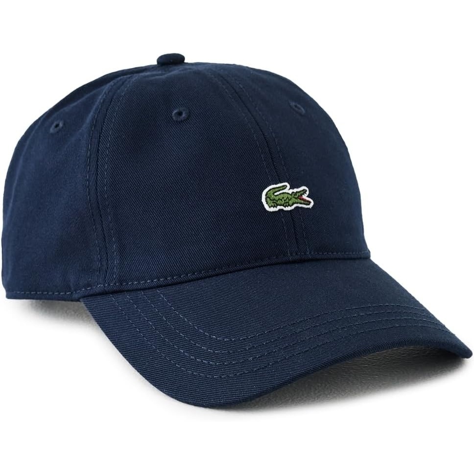 image:imageLacoste Mens Cotton Twill Side Logo CapNavy Blue