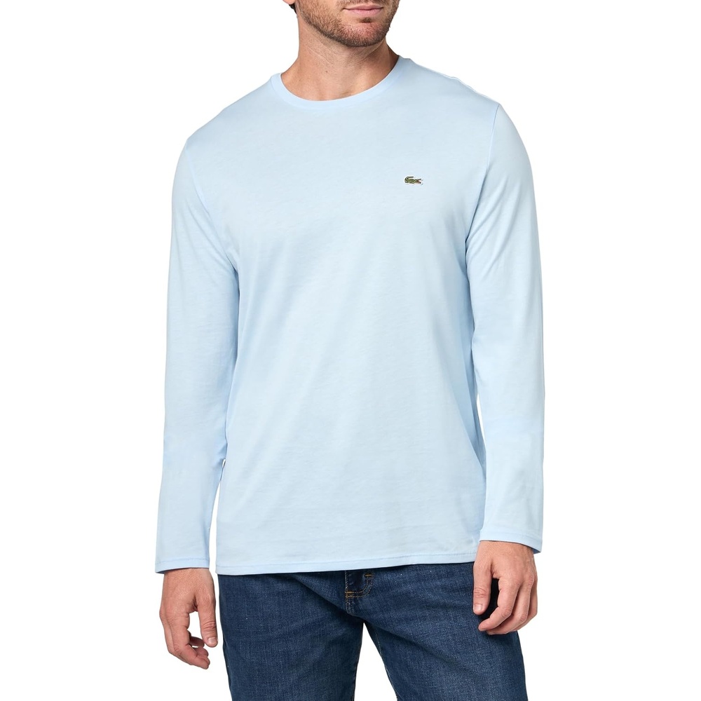 image:imageLacoste Mens Crew Neck Long Sleeve Regular Fit Classic TShirtRill