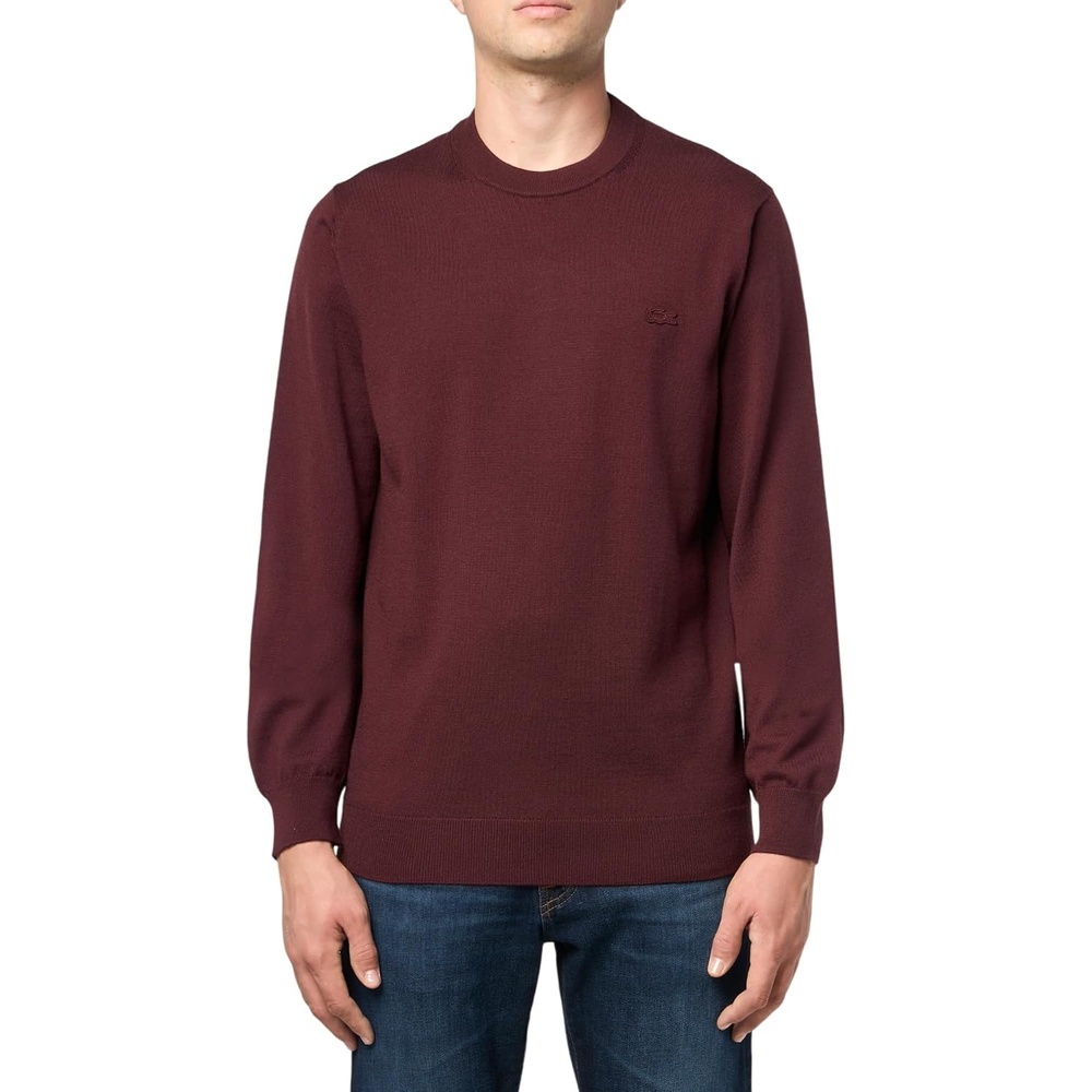 image:imageLacoste Mens Crew Neck Merino Wool SweaterExpresso