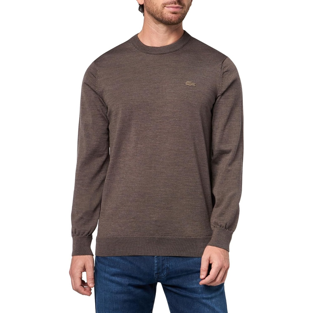image:imageLacoste Mens Crew Neck Merino Wool SweaterOpium