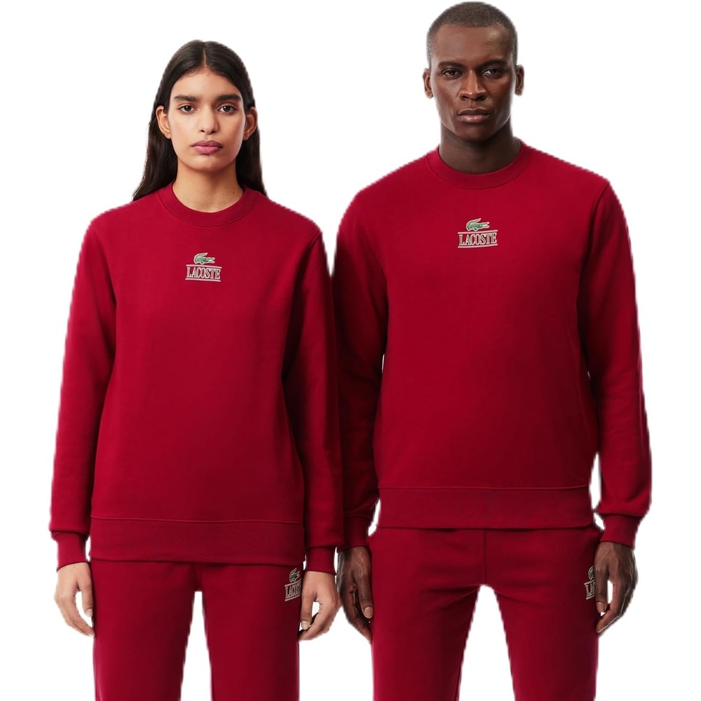 image:imageLacoste Mens Fleece Crew Neck SweatshirtOra