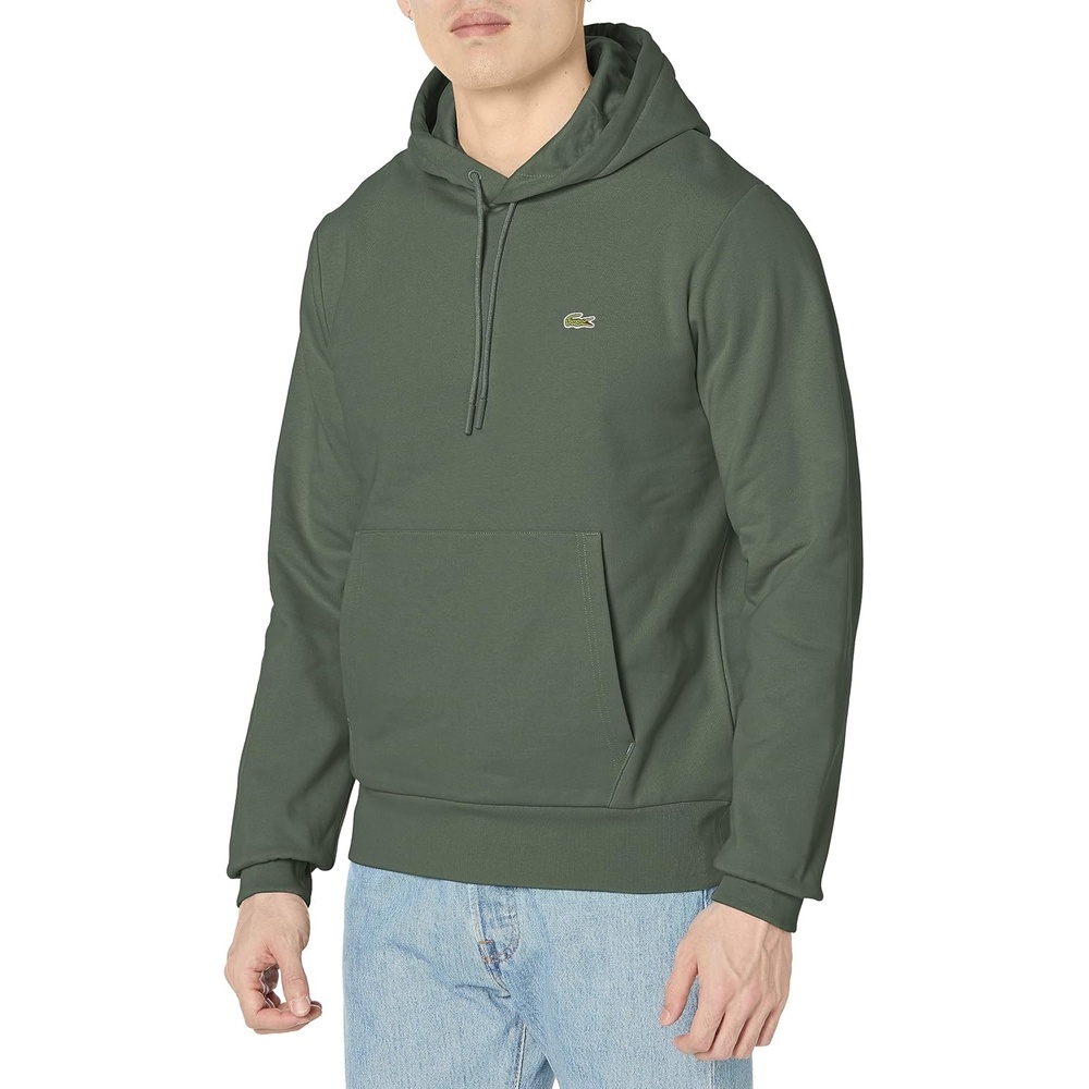 image:imageLacoste Mens Fleece HoodieSequoia Green
