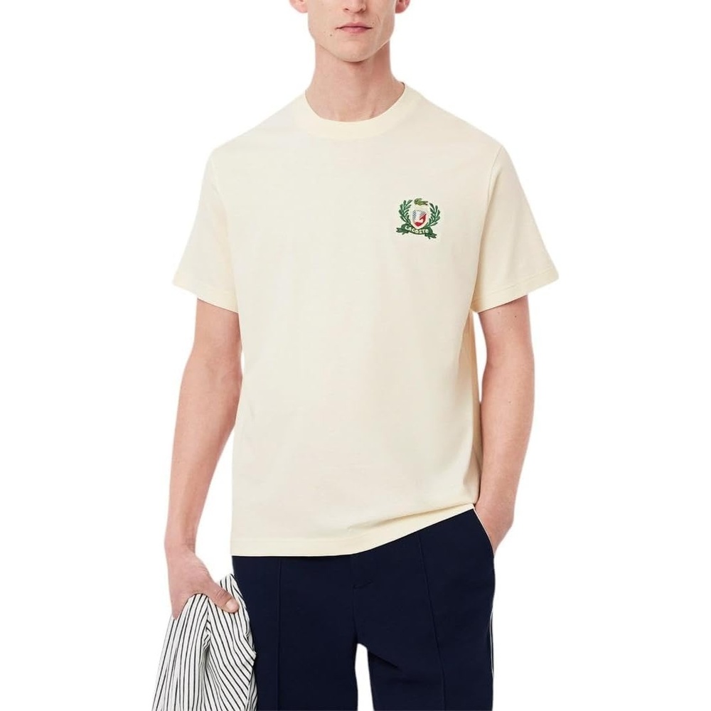 image:imageLacoste Mens French Made Embroidered Badge TShirtLapland