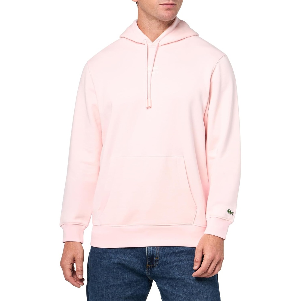 image:imageLacoste Mens Graphic HoodieFlamingo Pink