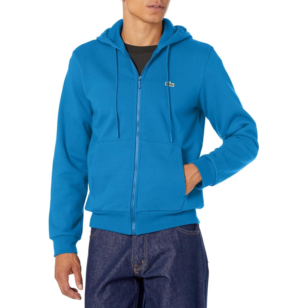 image:imageLacoste Mens Hooded Print Zip JacketHilo