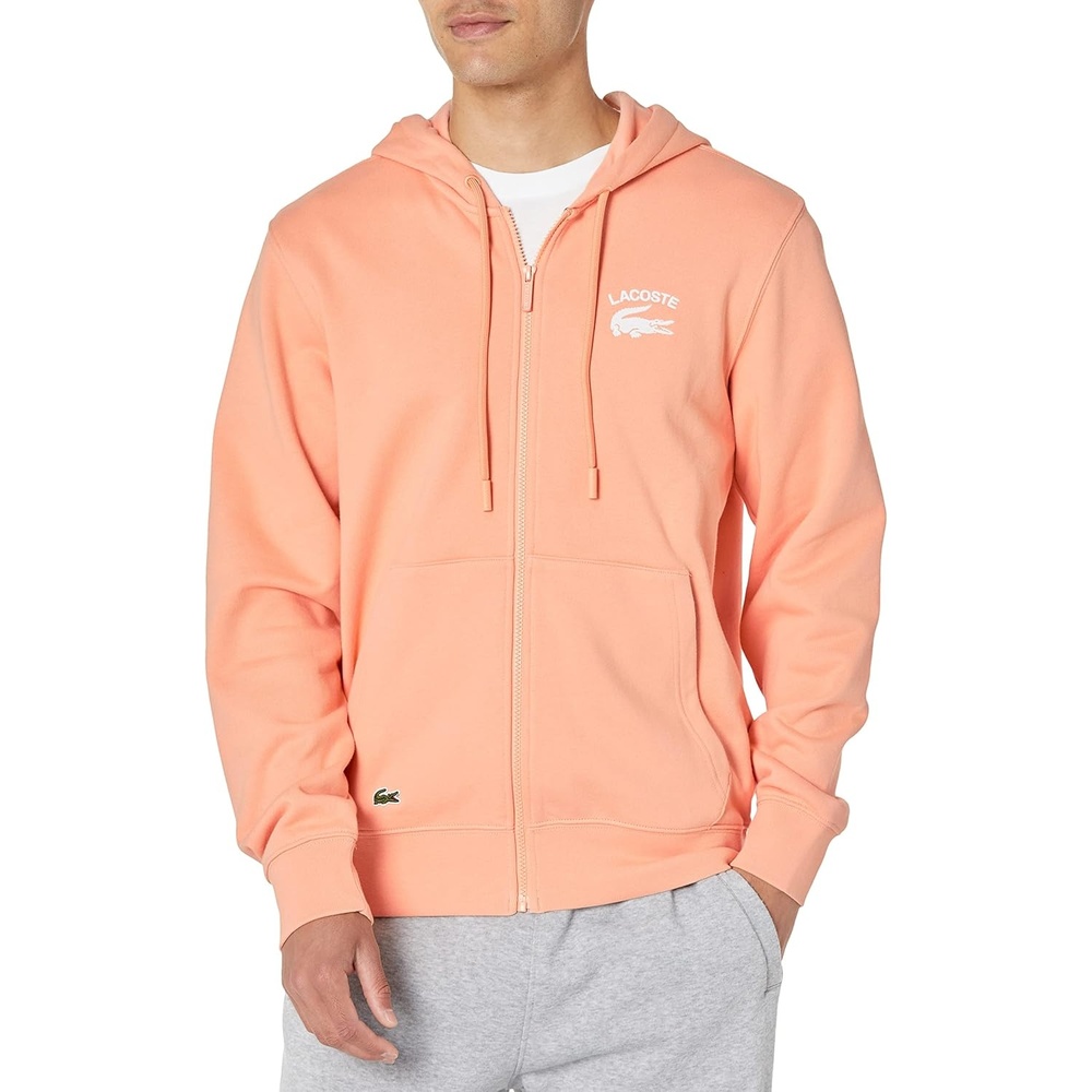 image:imageLacoste Mens Hooded Print Zip JacketLedge