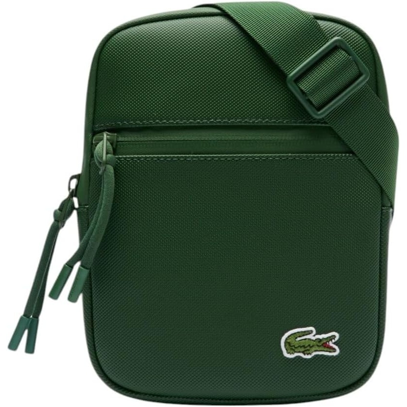 image:imageLacoste Mens LCST Small Flat Crossbody BagGreen