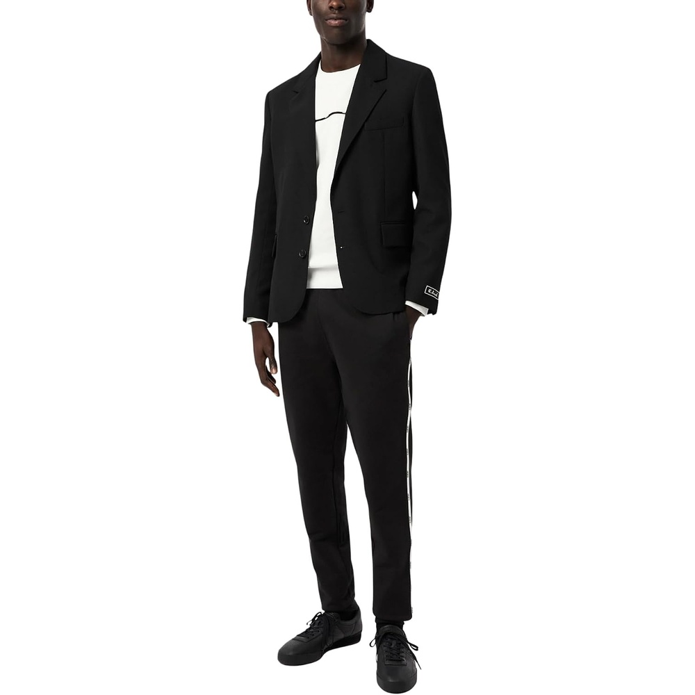 image:imageLacoste Mens Logo Trim SweatpantsBlack