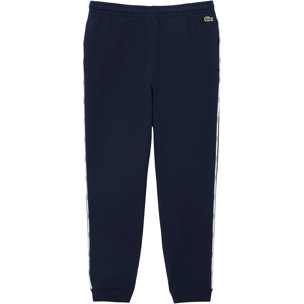 image:imageLacoste Mens Logo Trim SweatpantsNavy Blue