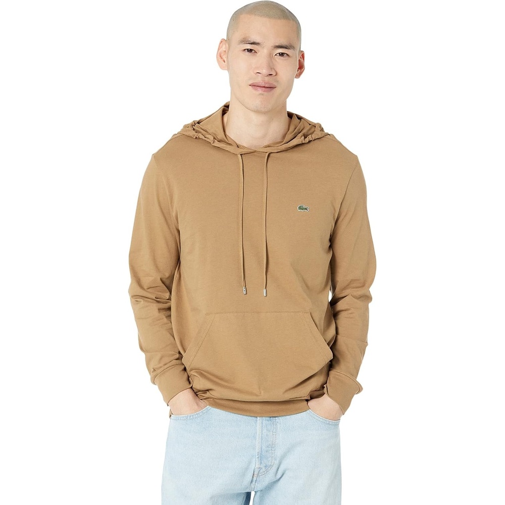 image:imageLacoste Mens Long Sleeved Hooded TShirtLeafy