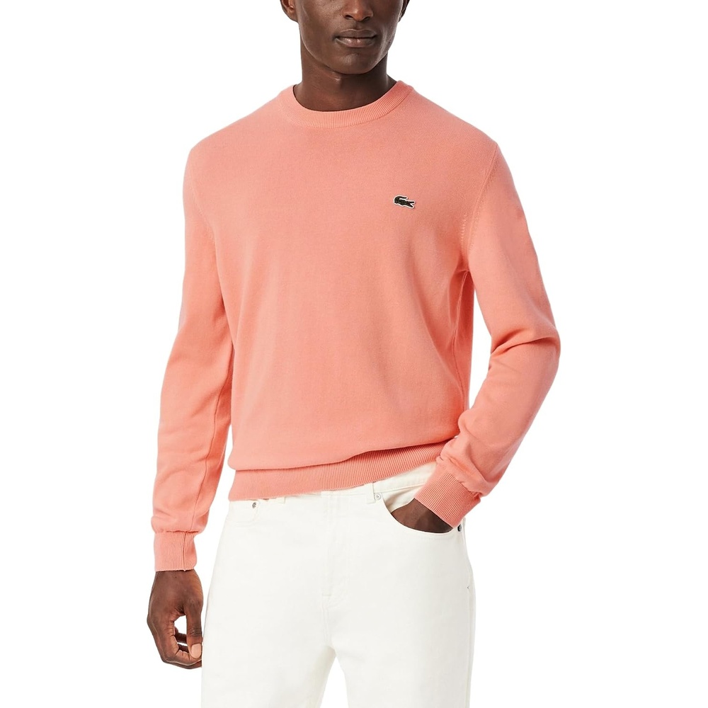 image:imageLacoste Mens Monochrome Crew Neck Cotton SweaterMiami