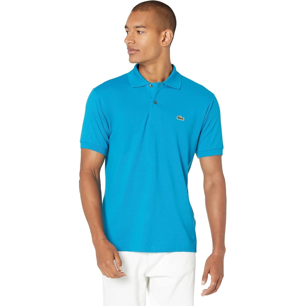 image:imageLacoste Mens Original Cotton Pique PoloGange Blue