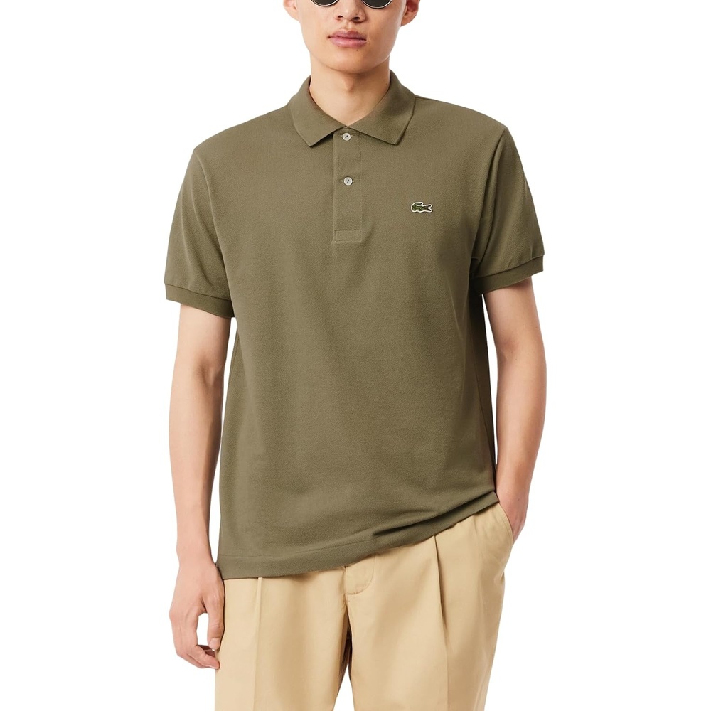 image:imageLacoste Mens Original Cotton Pique PoloKhaki