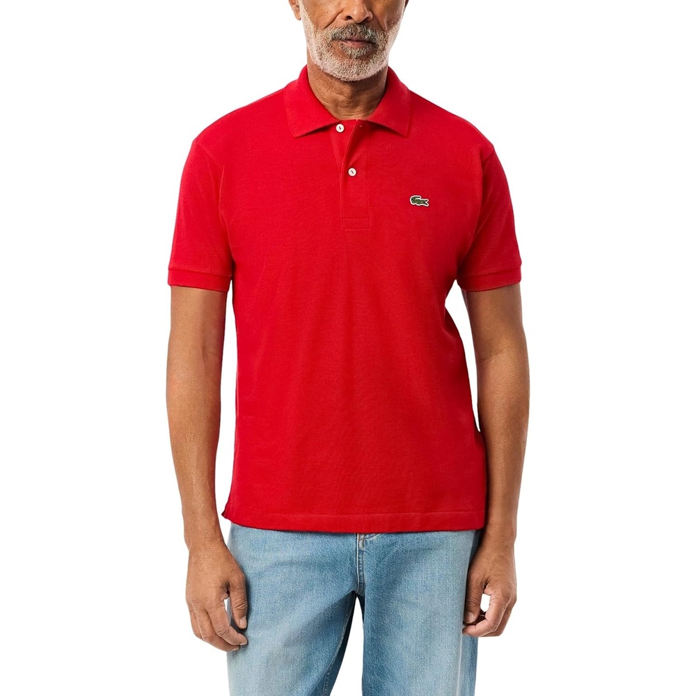 image:imageLacoste Mens Original Cotton Pique PoloRed
