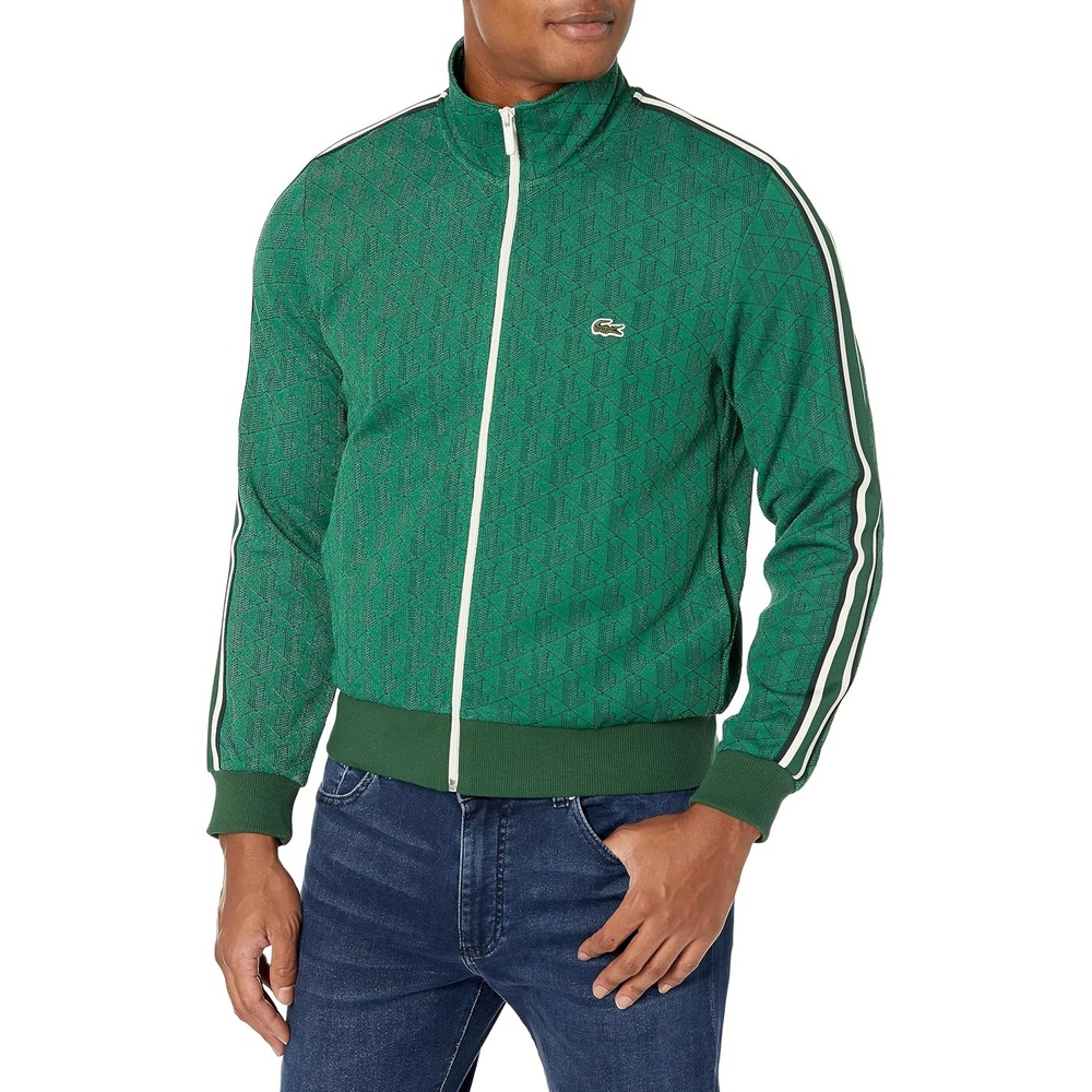 image:imageLacoste Mens Paris Zipup Jacquard Track JacketRocketSinople